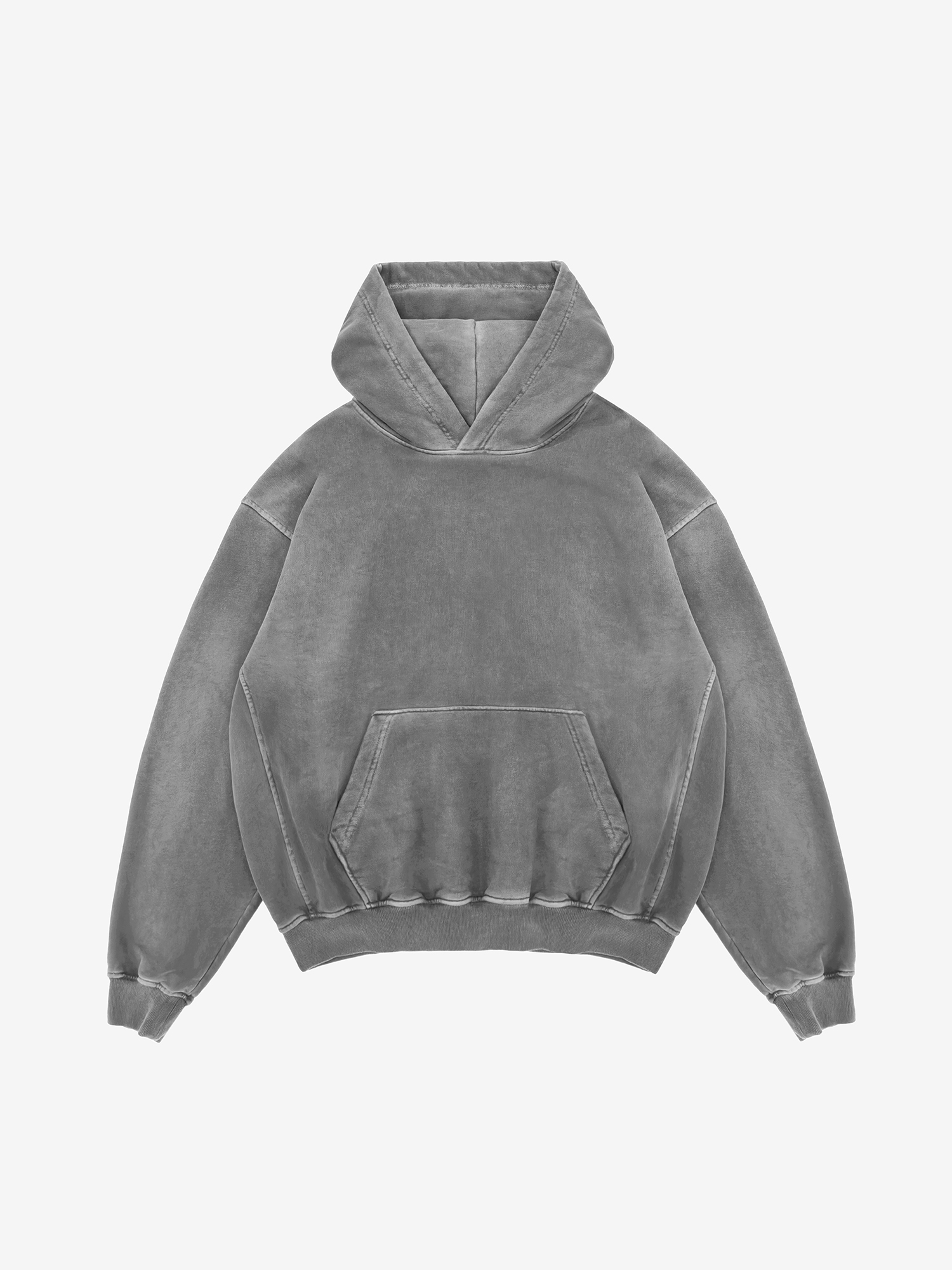 Over Hoodie - Washed Grey