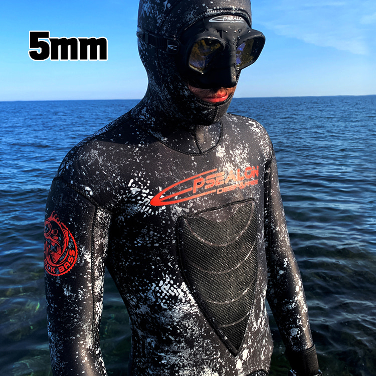 [2A1225] EPSEALON Black Seabass 3mm Wetsuit