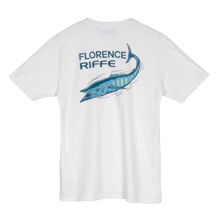 [MT-FON01] RIFFE X Florence 오노  화이트 ONO Cotton T-Shirt 스피어피싱 티셔츠