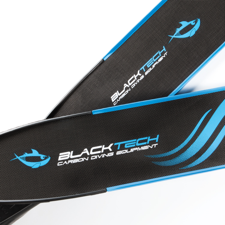 [BTFIN30002BL] BLACKTECH Deep Spearfishing Medium Blue with PATHOS Footpocket
