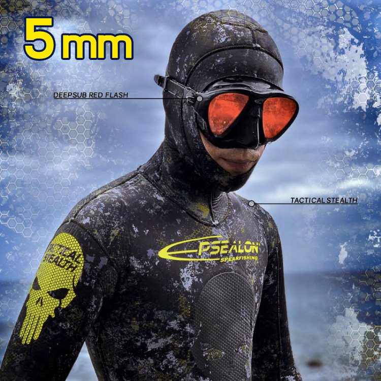 [2A4165] EPSEALON Tactical Stealth 5mm Wetsuit