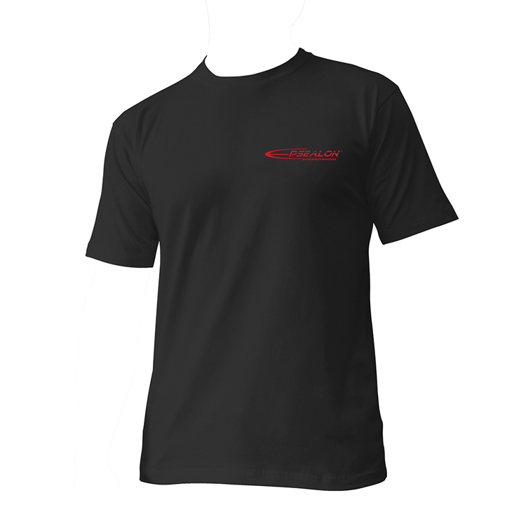 [811] EPSEALON Black T-shirt 100% Cotton