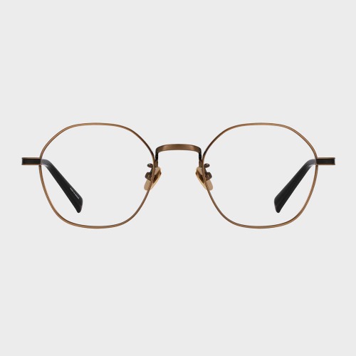 마노모스 이츠모 리포터 C1 브라운 베타 티타늄 가벼운 남자 안경