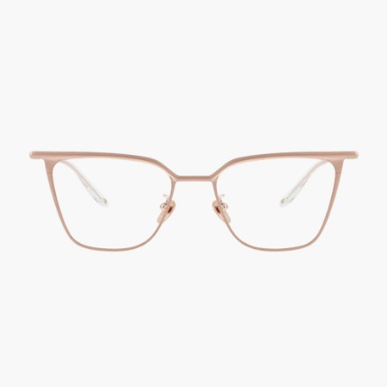 마노모스 골프 C3 로즈골드 초경량 티타늄 안경테 힙한 캣츠아이 패션 안경