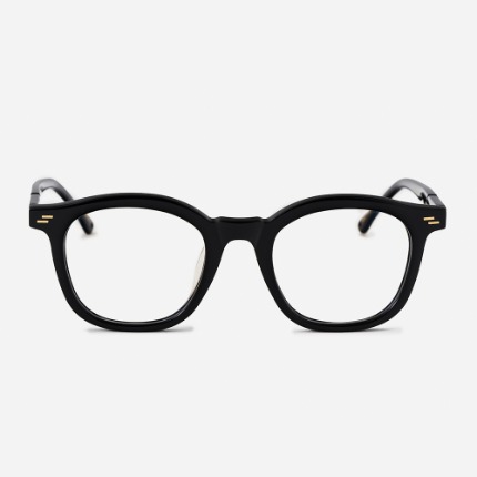 스프링스트링스 안경테 아이넘버5 블랙 깔끔한 모던 클래식 뿔테 유지태 안경