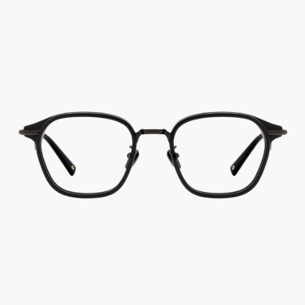 마노모스 인디아 C3 블랙그레이 직장인 패션 스퀘어 뿔테 안경
