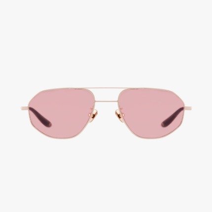 마노모스 레인 C4 로즈골드 보잉 티타늄테 핑크 틴트 투브릿지 선글라스