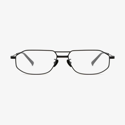 프로젝트프로덕트 FS23 CMBK 블랙 사각 투브릿지 티타늄 독특한 안경테