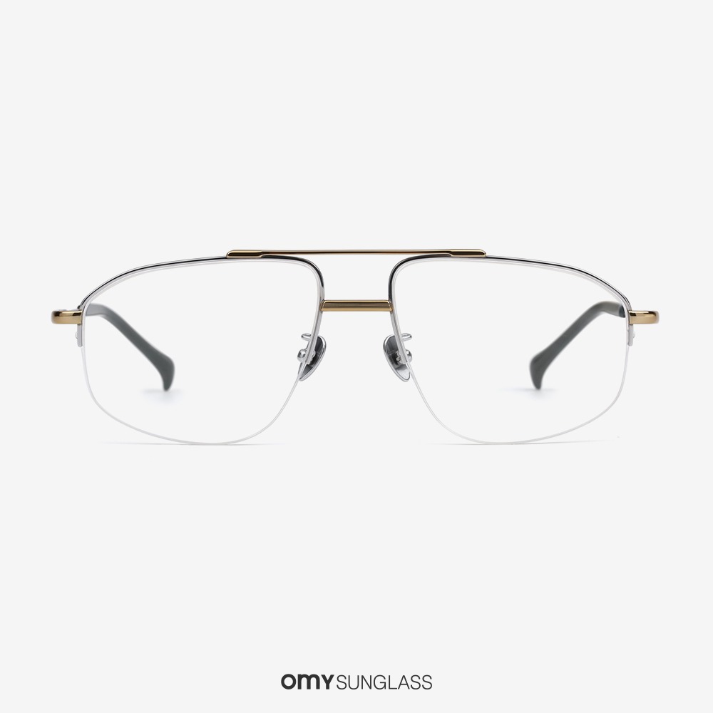 프로젝트프로덕트 안경테 CL14 CWGG 골드 실버 투톤 초경량 유니크 남자 안경