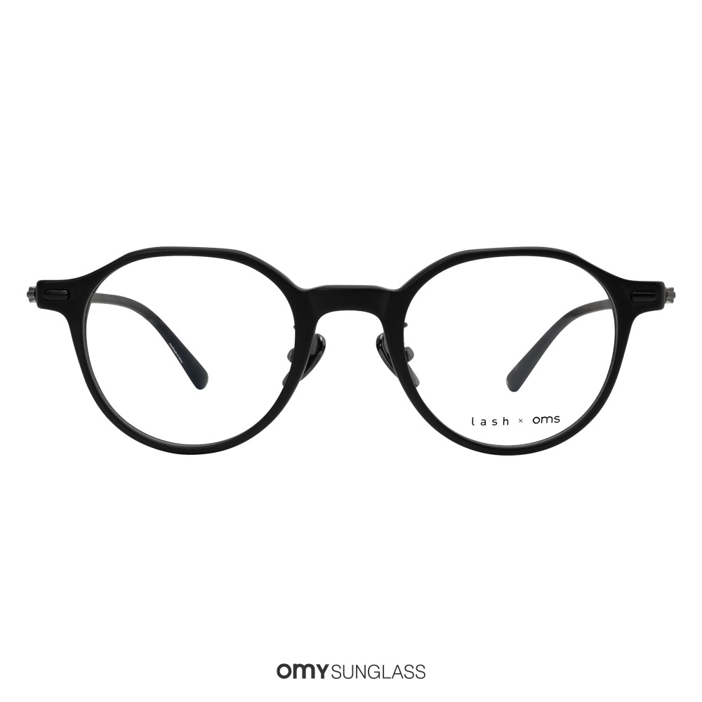 래쉬 시더 블랙에디션 무광 검정 뿔테 안경 가벼운 남자 여자 안경테