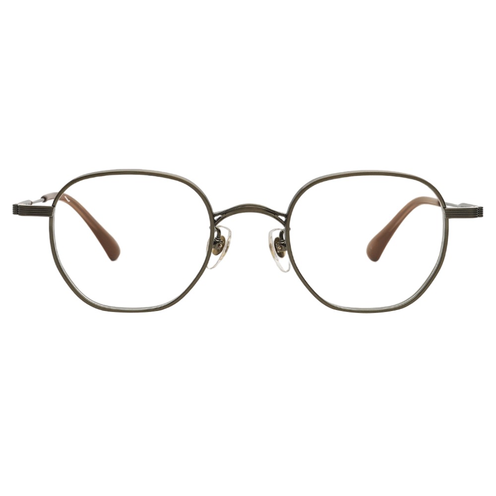 래쉬 에이타입 알도 47 C6 사각 빈티지 골드 안경테 베타티타늄 남자 여자 안경