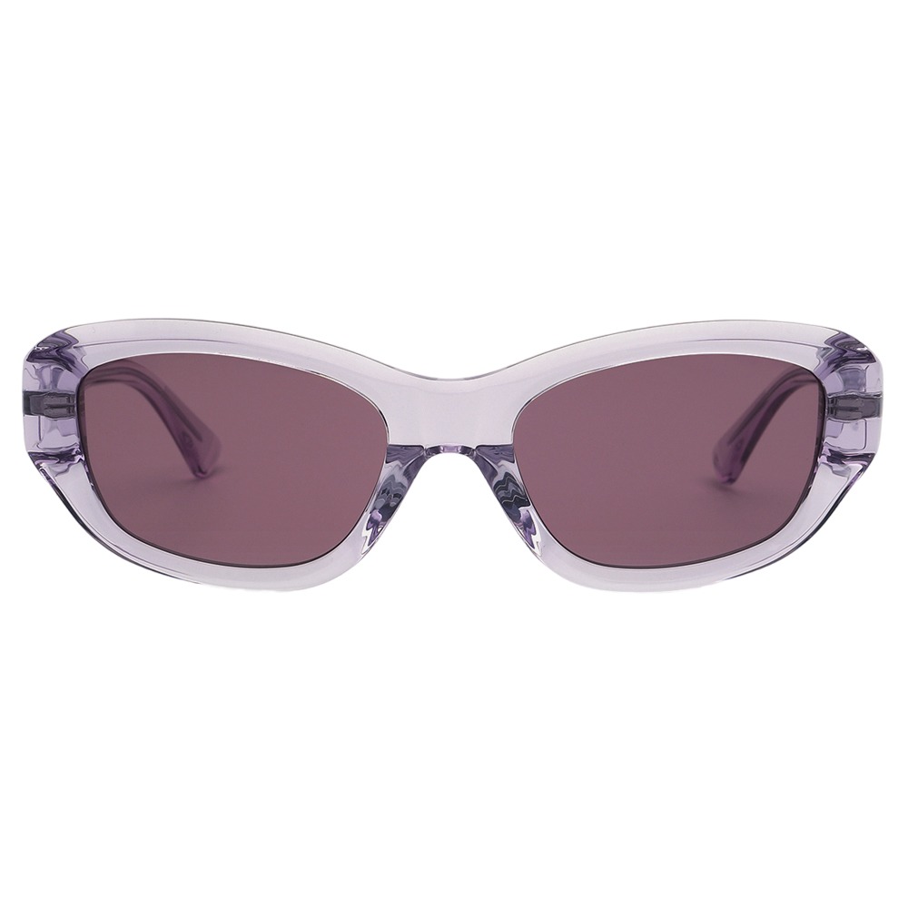 래쉬 프레드 FRED C4 라이트퍼플 볼드한 패션 투명 뿔테 선글라스