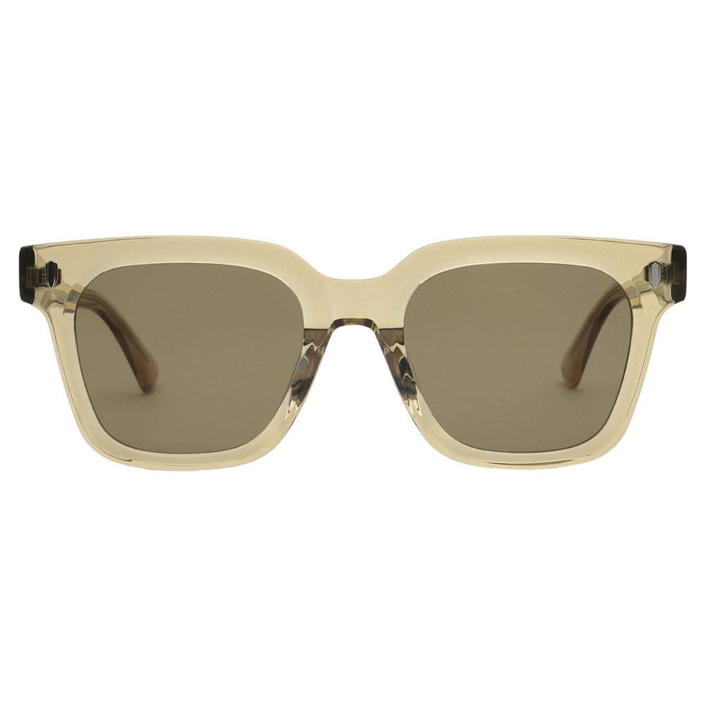 래쉬 시안 SIAN C3 블론드 스퀘어 뿔테 브라운 자이스 렌즈 패션 선글라스