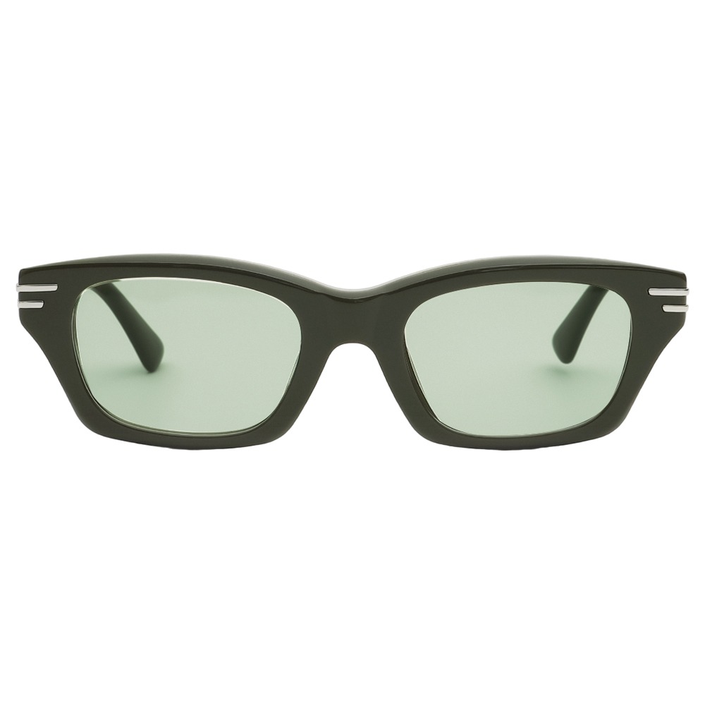 래쉬 버키 BUCKY C5 올리브 각진 뿔테 그린 틴트 패션 선글라스