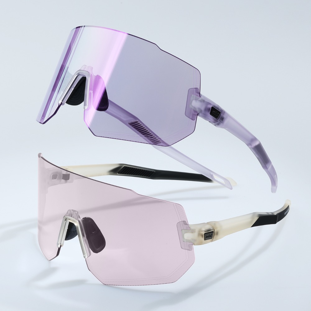 WTD 스포츠 고글 스템 모음 와이드 골프 테니스 미러 변색 선글라스