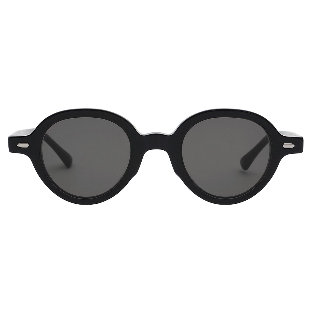 래쉬 빌리 BILLY C1 검정 뿔테 빈티지 패션 원형 선글라스