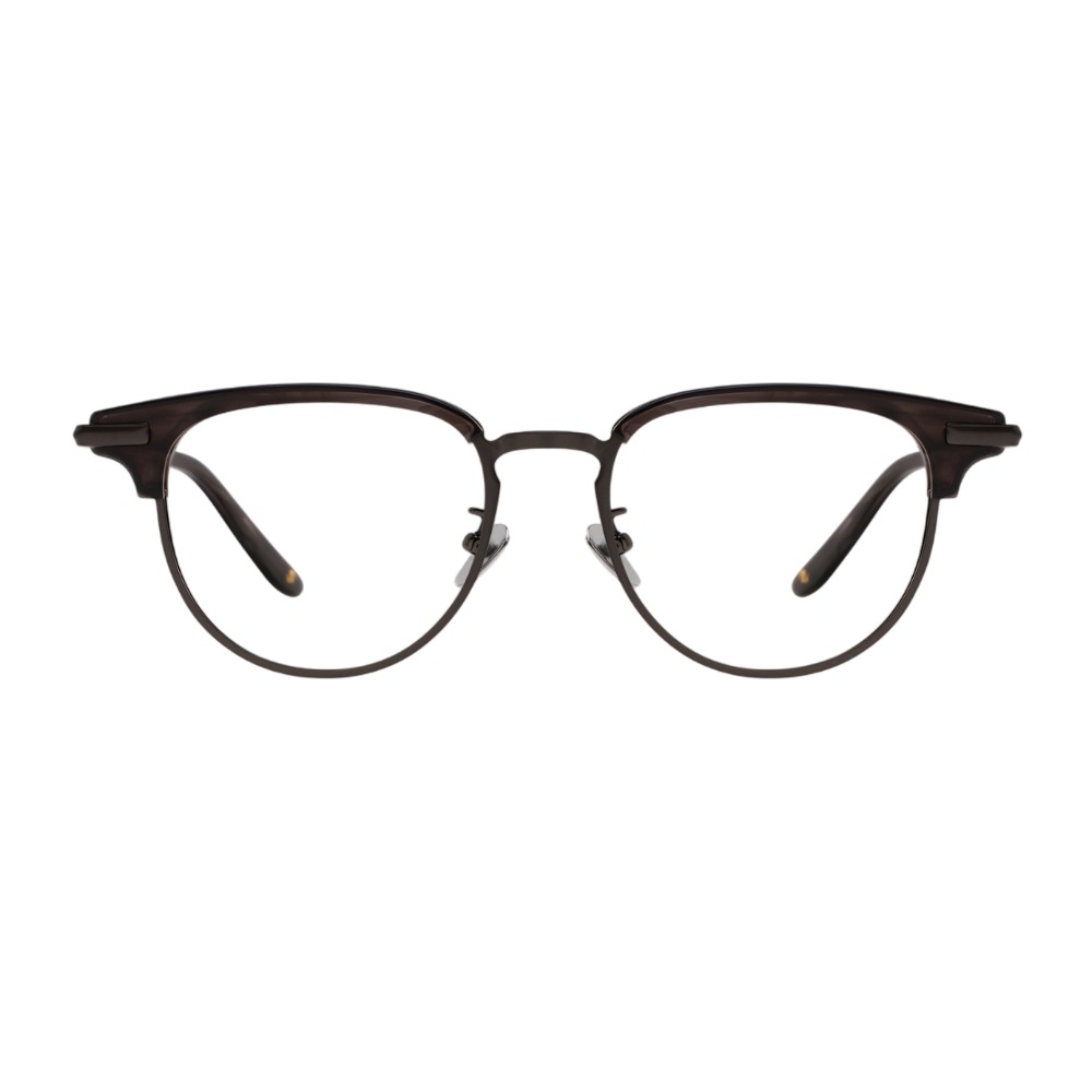 마노모스 로드 C3 다크 그레이 가벼운 티타늄 여자 남자 콤비 하금테 안경