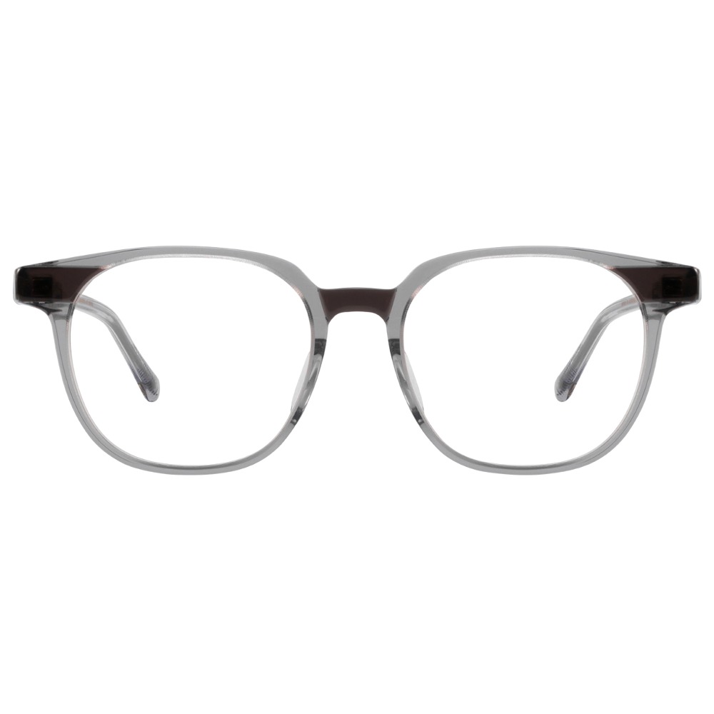 마노모스 레오 LEO C3 회색 클리어 티타늄 힌지 편안한 아넬형 빈티지 안경