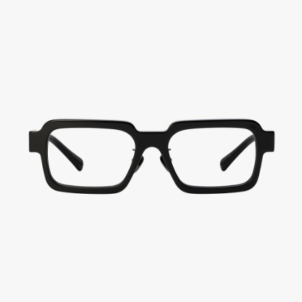 마노모스 찰리 C1 안경테 블랙 스퀘어 뿔테 유니크한 인싸 안경