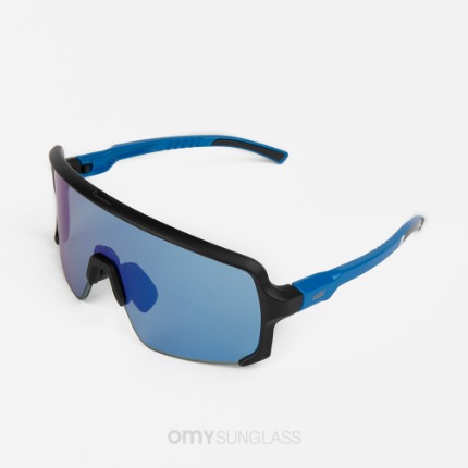 WTD X NMC G1 블루 남성용 변색렌즈 미러 라운딩 스포츠 선글라스