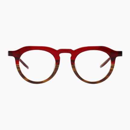 이츠모  TEACHER 티쳐 C2 레드 뿔테 콤비 블랙 티타늄 패션 안경