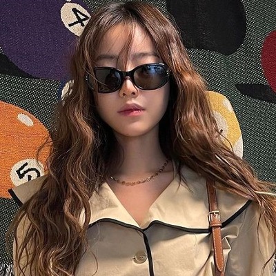 페이크미 가십 모음 미노이 패션 뿔테 여자 남자 공용 오벌 이효리 선글라스