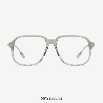 프로젝트프로덕트 안경테 CL12 C09 투명 카키 그레이 가벼운 사각 안경