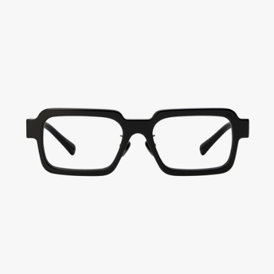 마노모스 찰리 C1 안경테 블랙 스퀘어 뿔테 유니크 인싸 안경