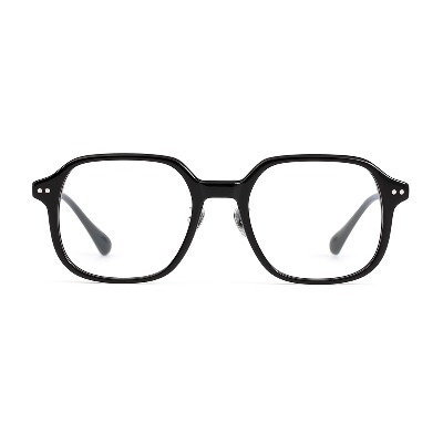 프로젝트프로덕트 FS12 C1 블랙 콤비 빅사이즈 사각 뿔테 빈티지 안경