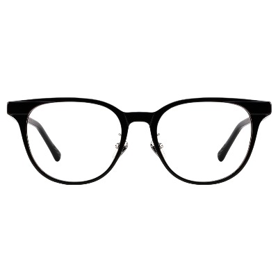 마노모스 이반 IVAN C1 깔끔한 검정 빅사이즈 얇은뿔테 여자 남자 데일리 안경