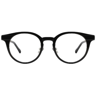 마노모스 에릭 ERIC C1 검정 티타늄 힌지 동글이 남녀공용 뿔테 안경