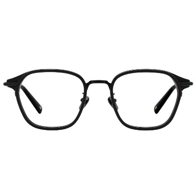 마노모스 인디아 C5 매트블랙 스퀘어 검정 뿔테 깔끔한 여자 남자 안경