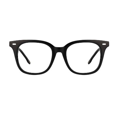 마노모스 안경 ﻿STORM 스톰 C1 블랙 큰 얼굴형에 맞는 사각 뿔테 안경테