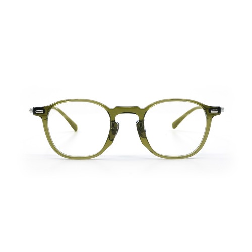 래쉬 라치 C5 그린 반투명 얇은 사각 뿔테 패션 가벼운 안경