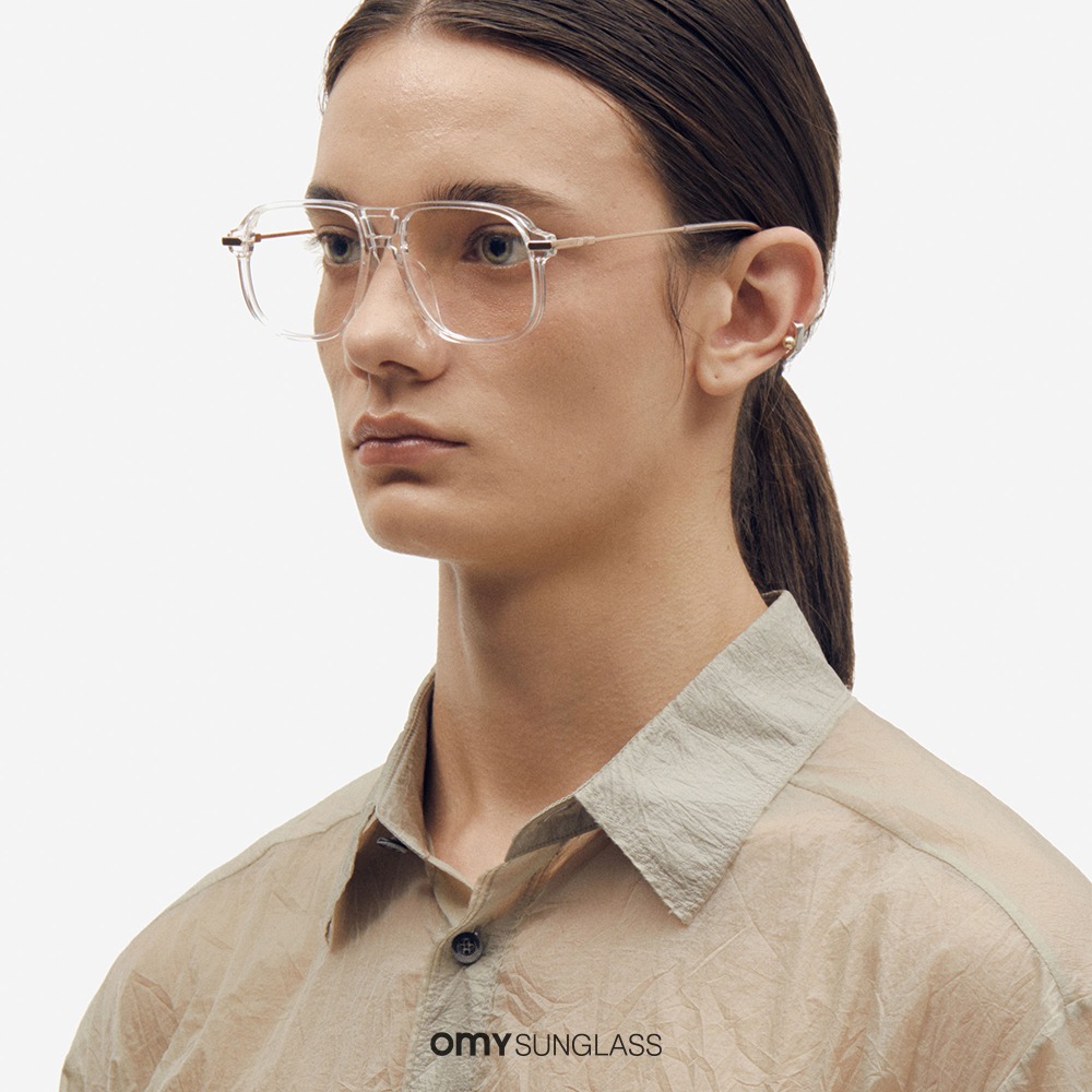프로젝트프로덕트 CL13 C0 클리어 투명 데일리 뿔테 보잉 남녀공용 안경