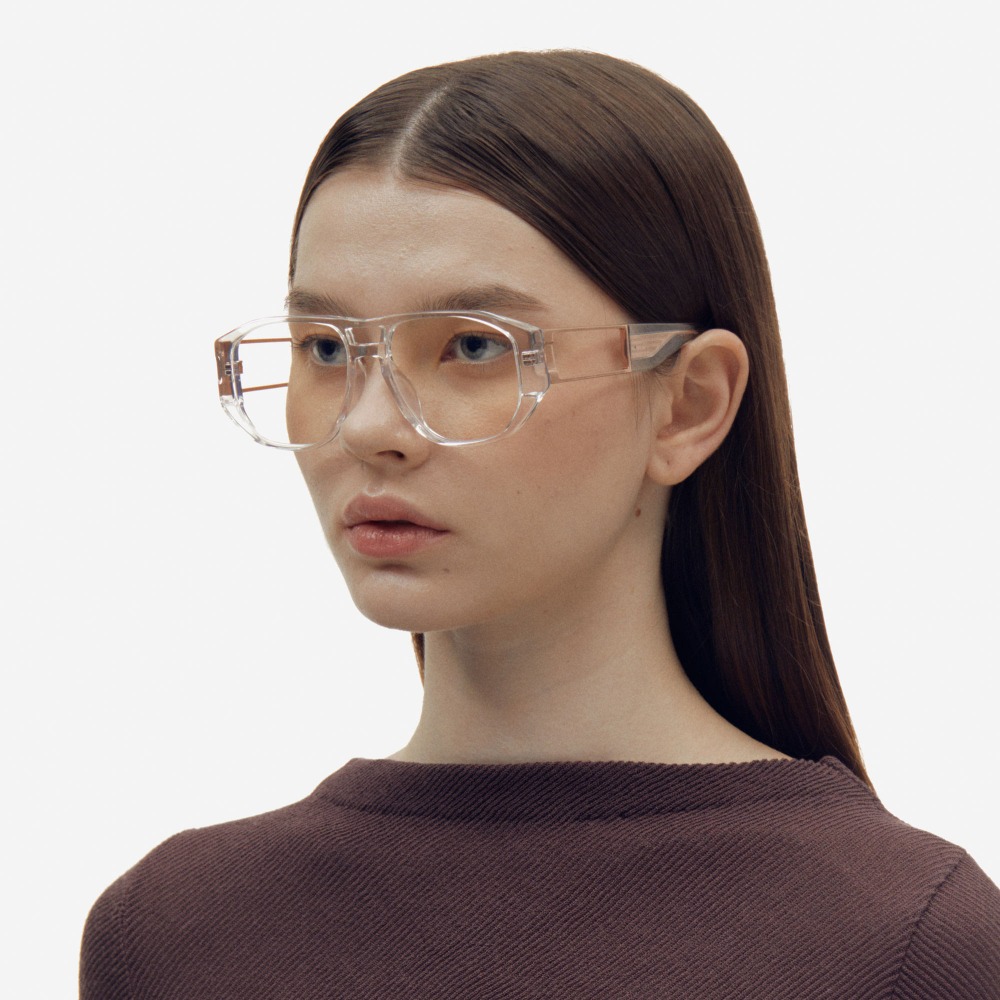 프로젝트프로덕트 FS13 C0 클리어 독특한 힙스터 남여공용 고글형 안경