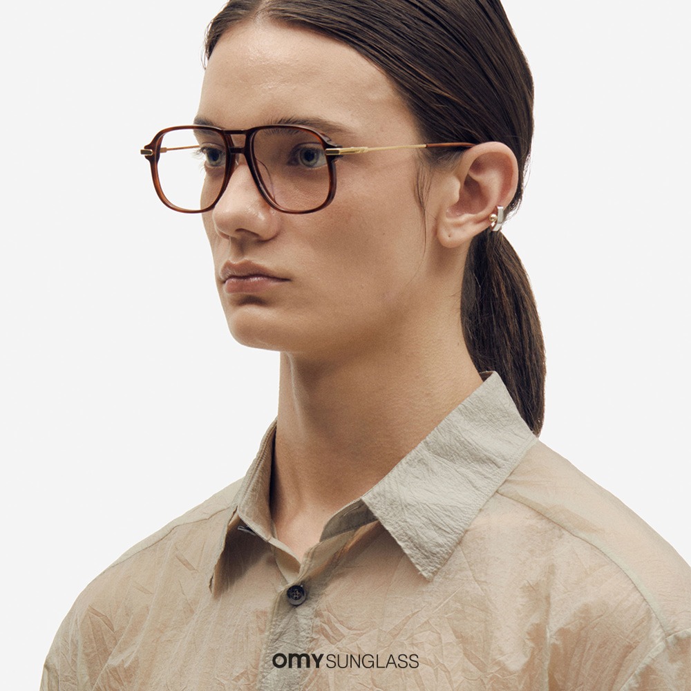 프로젝트프로덕트 CL13 C3 브라운 골드 콤비 뿔테 레트로 여자 남자 안경