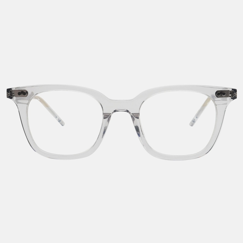 래쉬 에스타입8 C3 투명 뿔테 안경