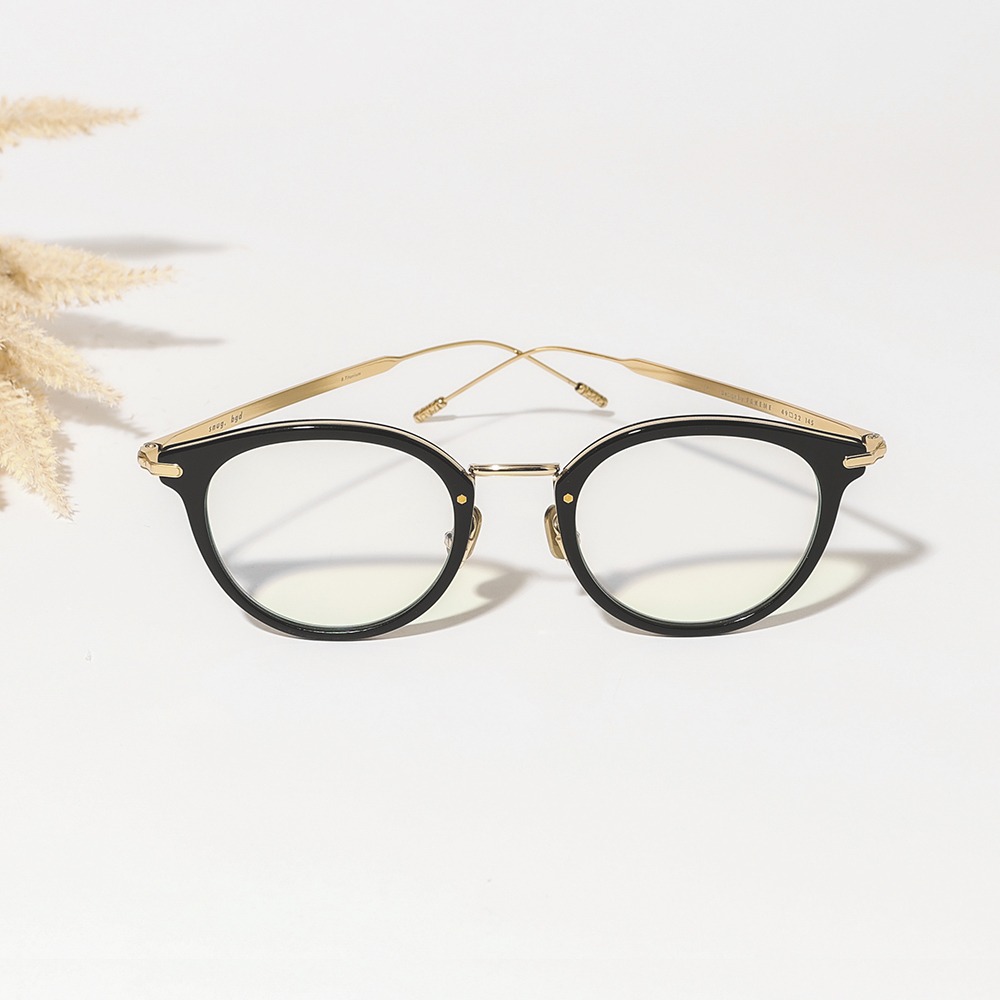 페이크미 스너그 BGD 콤비 뿔테 티타늄 안경테 남성 여성 데일리 안경