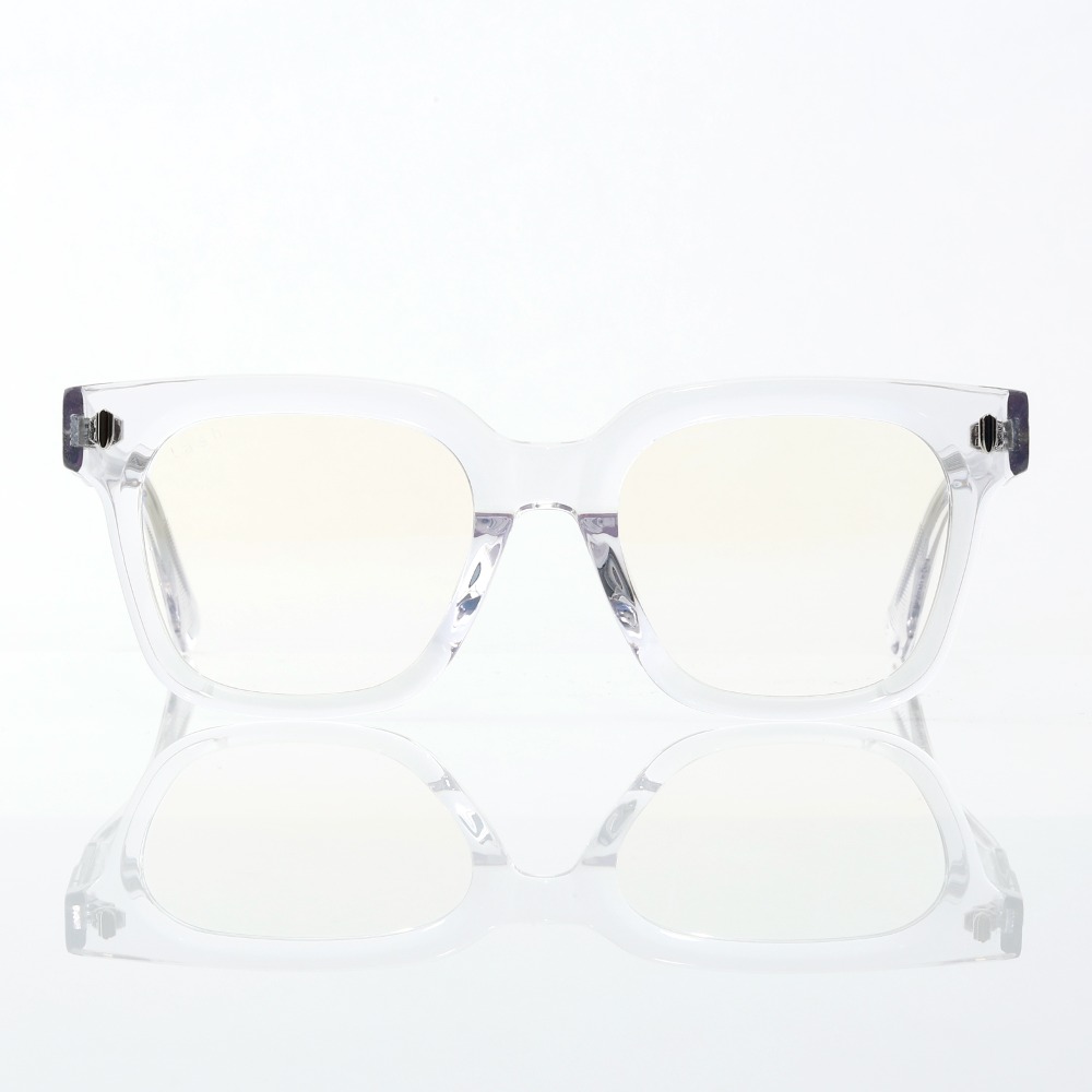 래쉬 에스타입 시안 C5 클리어 각진 안경 깔끔한 데일리 패션 남녀공용 안경