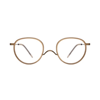 프로젝트프로덕트 ﻿Klassik type C C01 코받침없는 티타늄 안경테 그린 틴트 안경