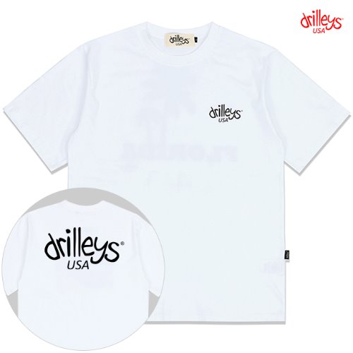Drilleys Basic White T-shirts