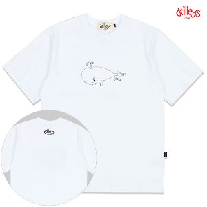Drilleys Dolphin White T-shirts