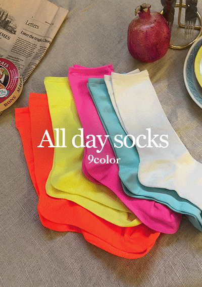 オールデイモッチリ socks