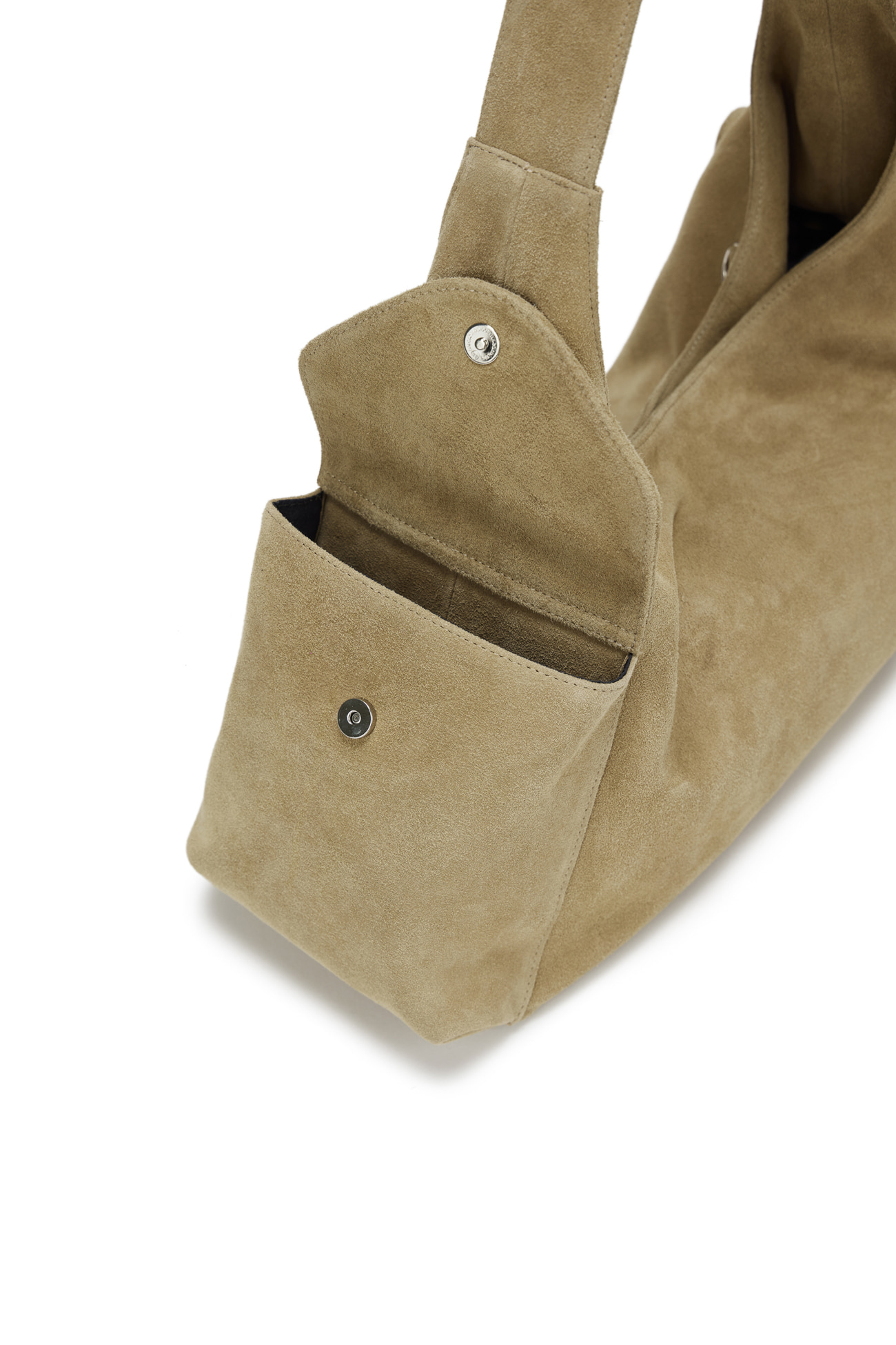 DEINET | SUEDE BUCKLE BAG 스웨이드 투웨이 백