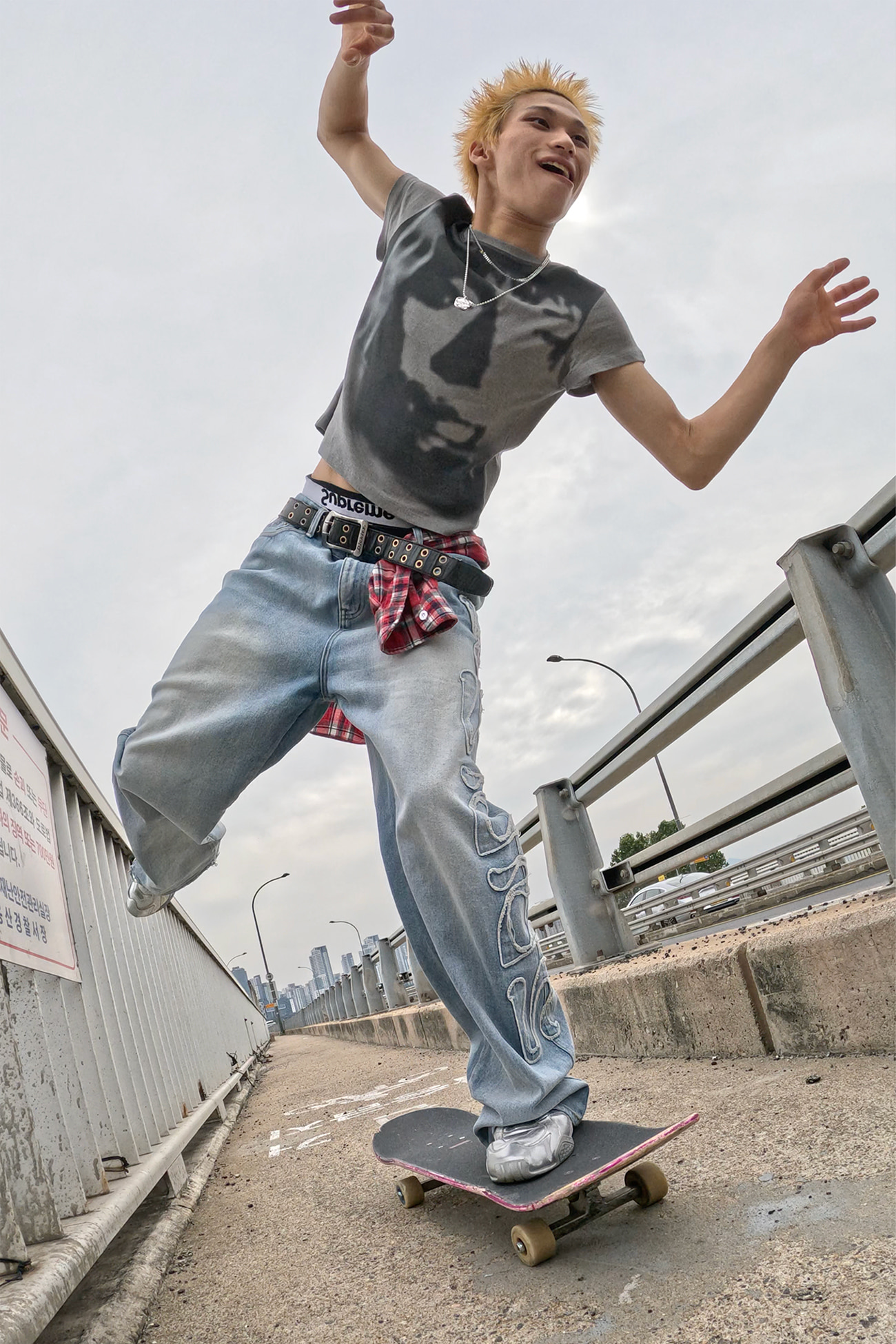 GGUM X DEINET] DENIM PANTS IN BLUE - S - DEINET