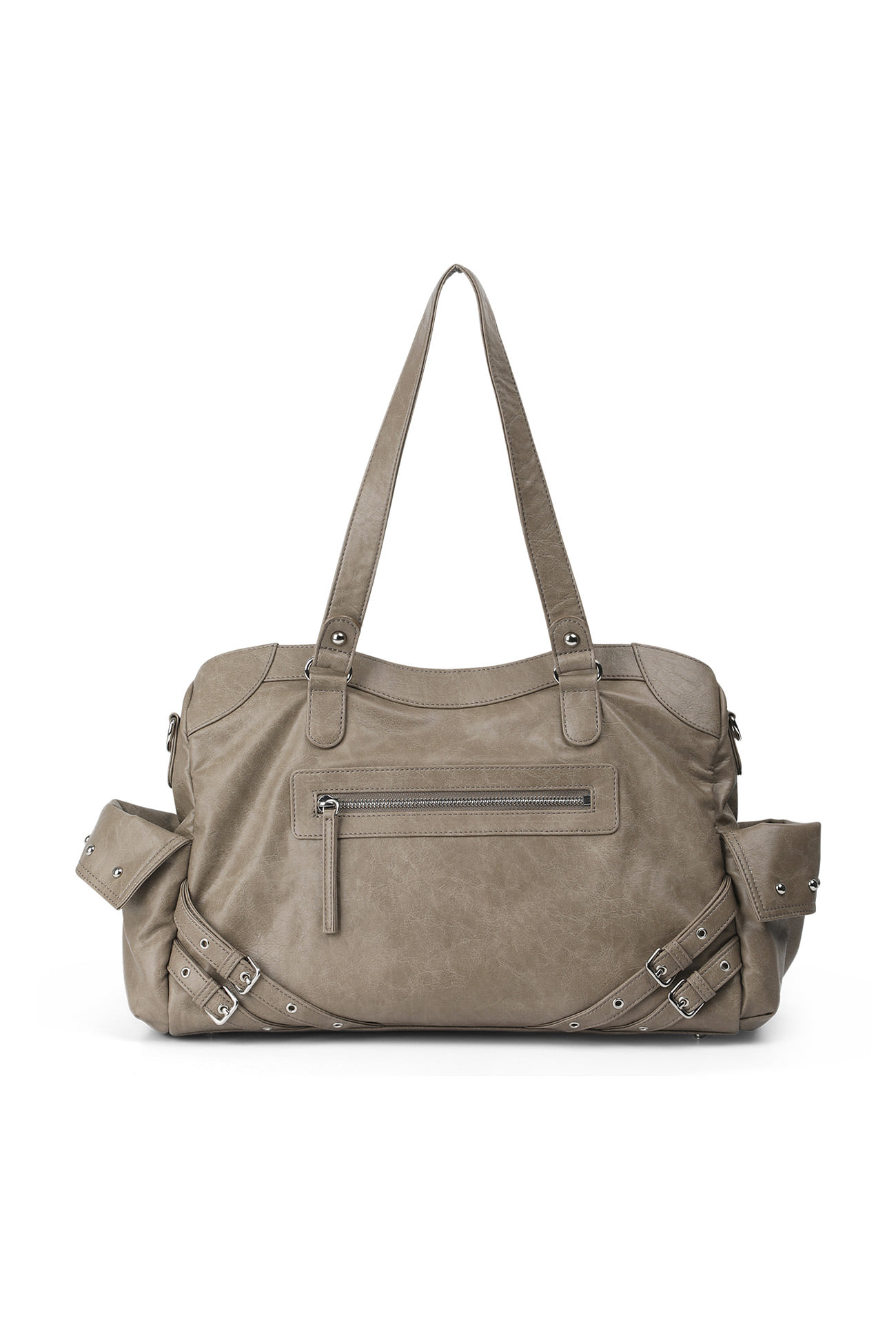 STUD POCKET BIG BAG IN BLACK - DEINET