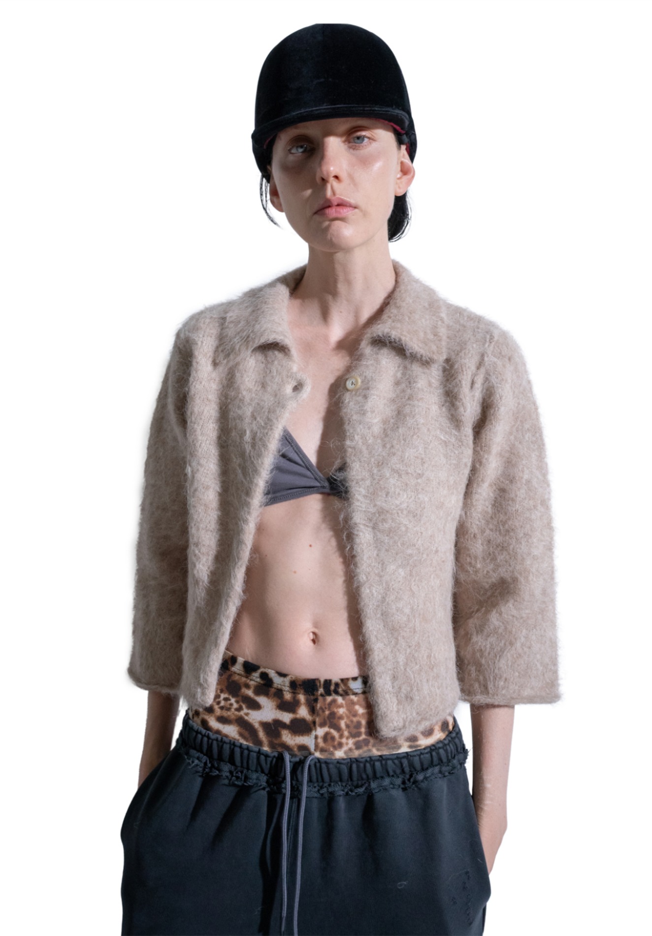 perverze knit sweater PERVERZE】Mohair & Wool Damaged Knit