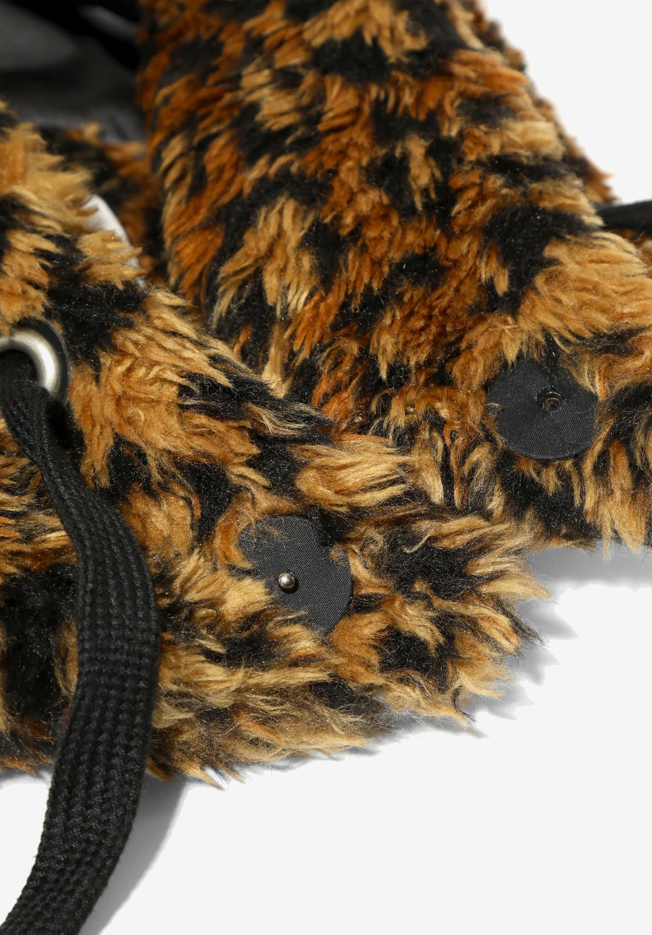 小物 Rhodolirion Eco Fur Hoody Scarf Leopard ECRU Online
