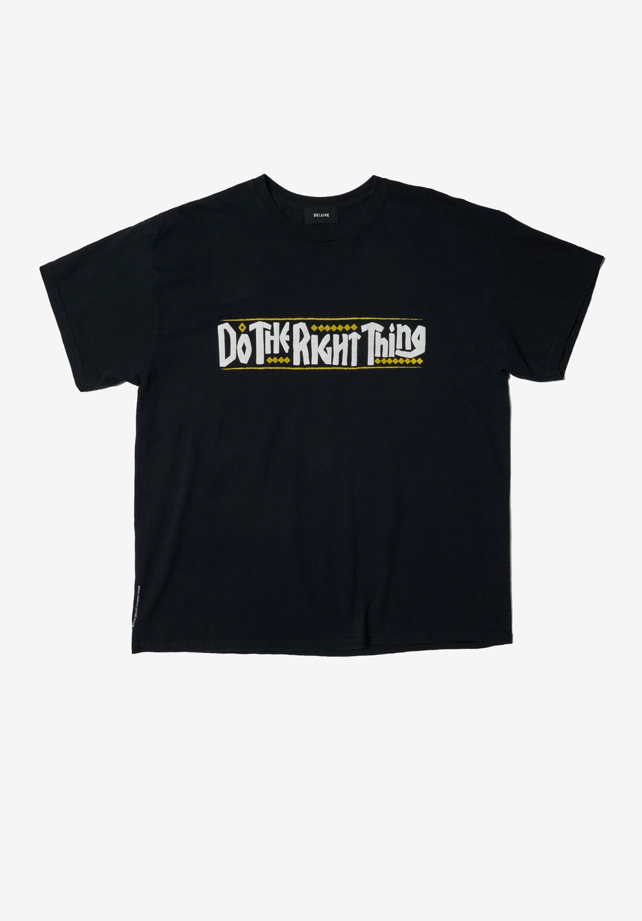 Do the right thing x DELUXE TEE, BLACK